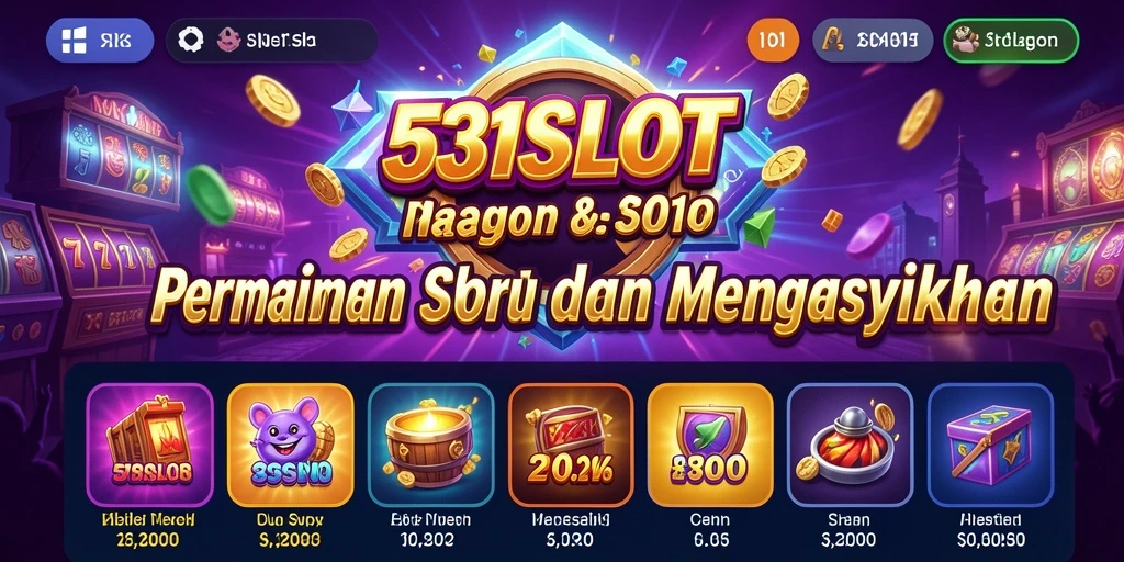 Tangkap momen seru dalam permainan slot 531SLOT.