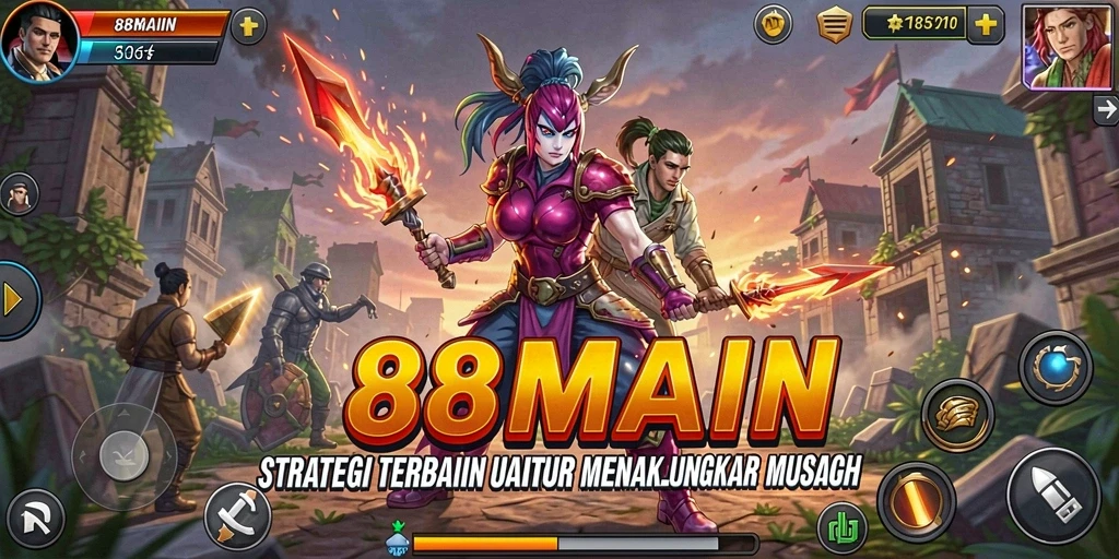 Tangkapan layar menampilkan gameplay strategi yang menarik dari 88MAIN.