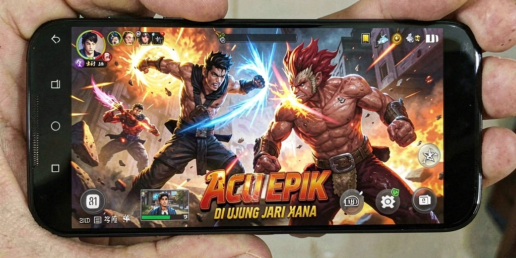 Tampilan gameplay 8ID yang menegangkan dan penuh aksi.