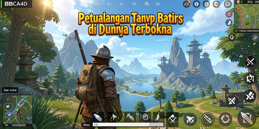 Tangkapan layar menampilkan aksi mendebarkan dalam gameplay Open World BBCA4D.