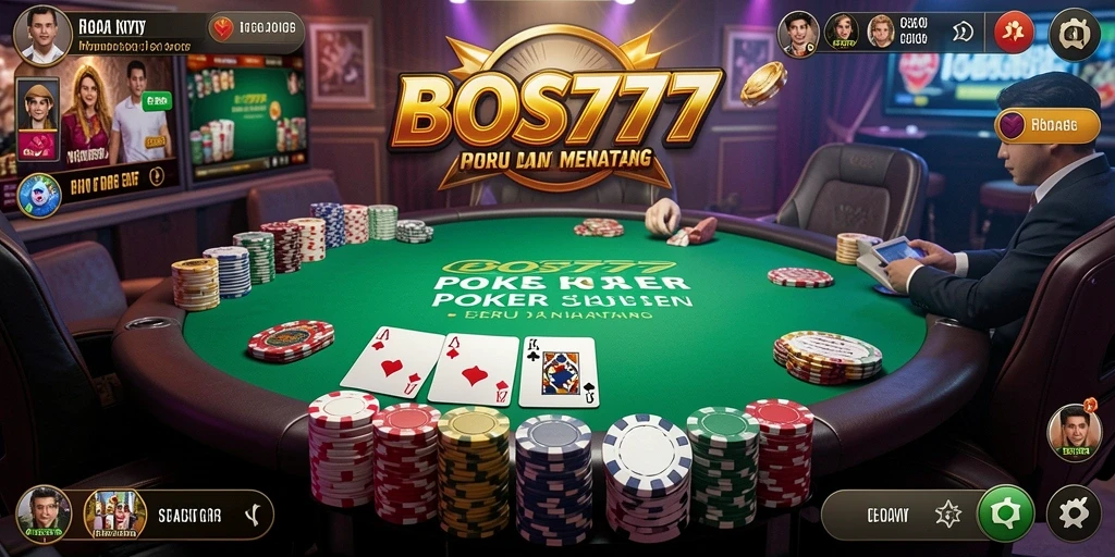 Tampilan gameplay seru di BOS777 dengan pemain aktif dan taruhan nyata.