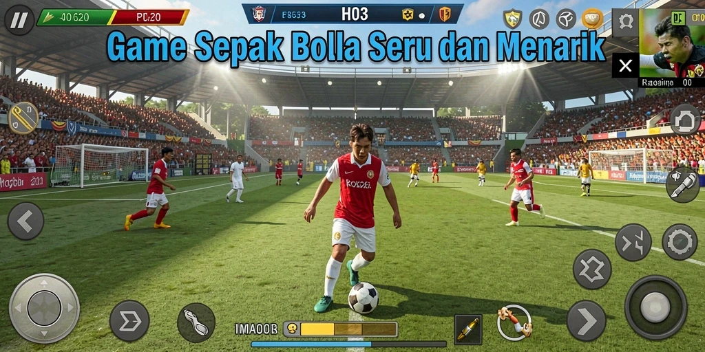 Gameplay seru H03 dalam aksi sepak bola yang menegangkan.