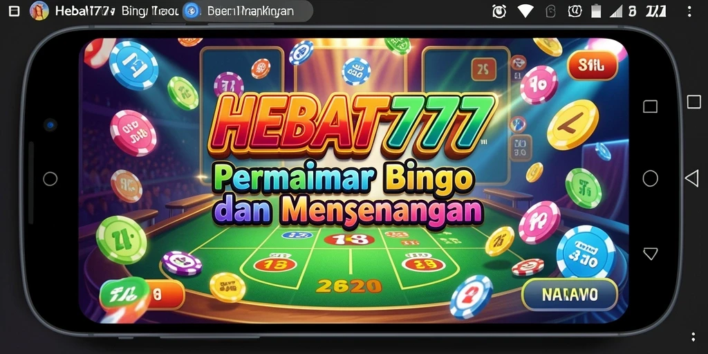 Screenshot HEBAT777 menunjukkan gameplay Bingo yang seru.