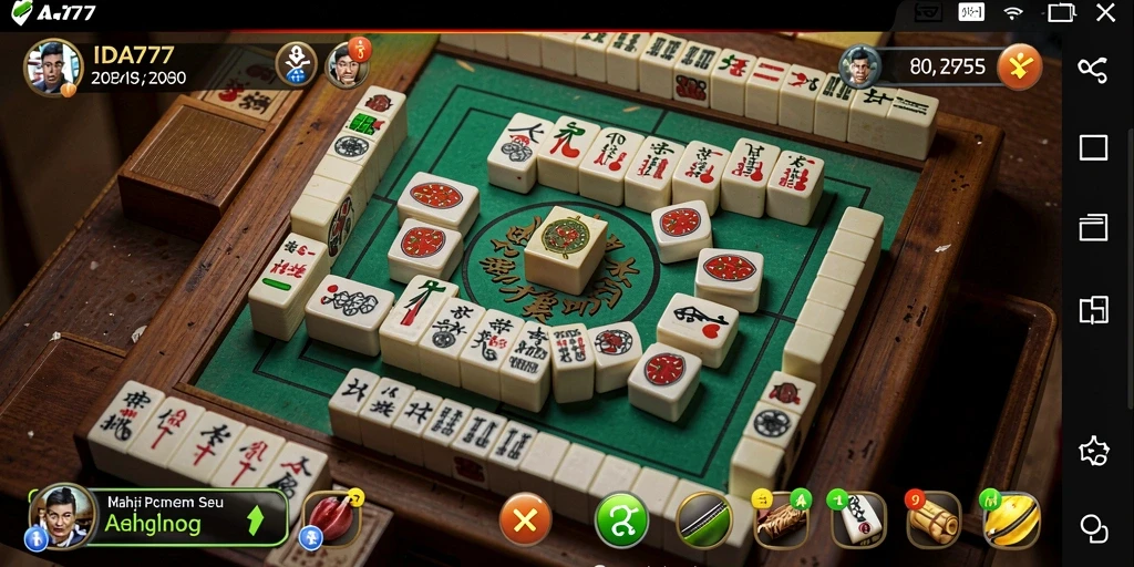Tampilan gameplay Mahjong yang menarik di IDA777.