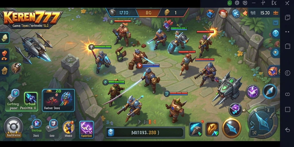 Tampilan gameplay KEREN777 yang seru dan mendebarkan.