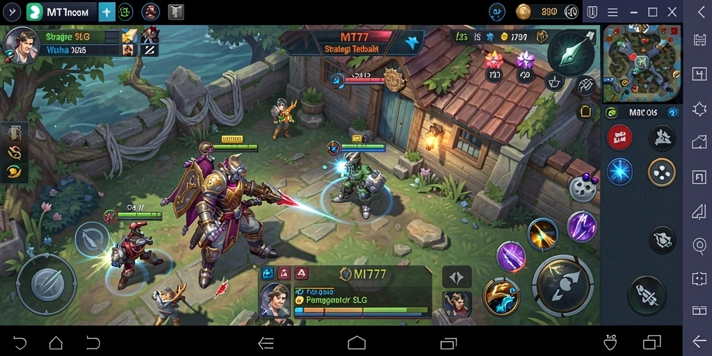 Tampilan menarik dari gameplay MT777 yang menegangkan dalam format SLG.