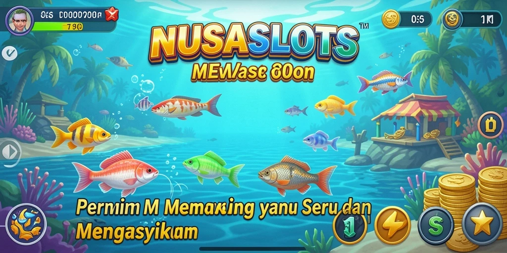 Tangkapan ikan besar di <strong>NUSASLOTS</strong> dengan grafis memukau.