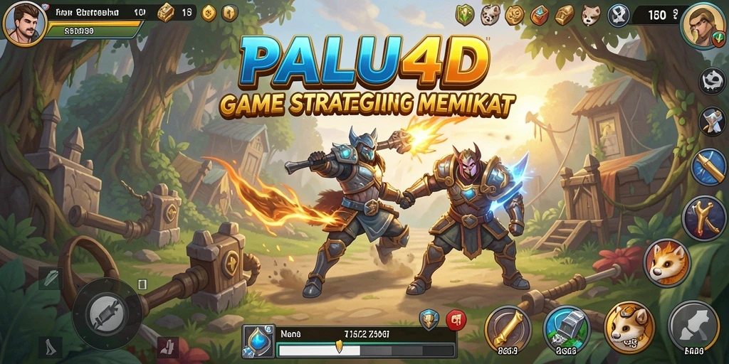 Screenshot utama PALU4D dengan tampilan strategi yang mendalam.
