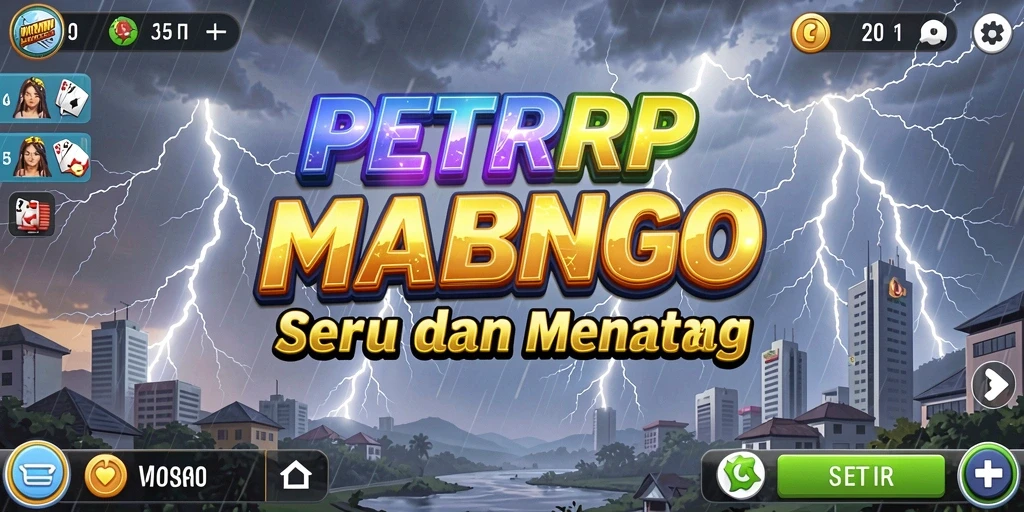 Screenshot gameplay PETIRRP menampilkan suasana seru permainan Bingo.
