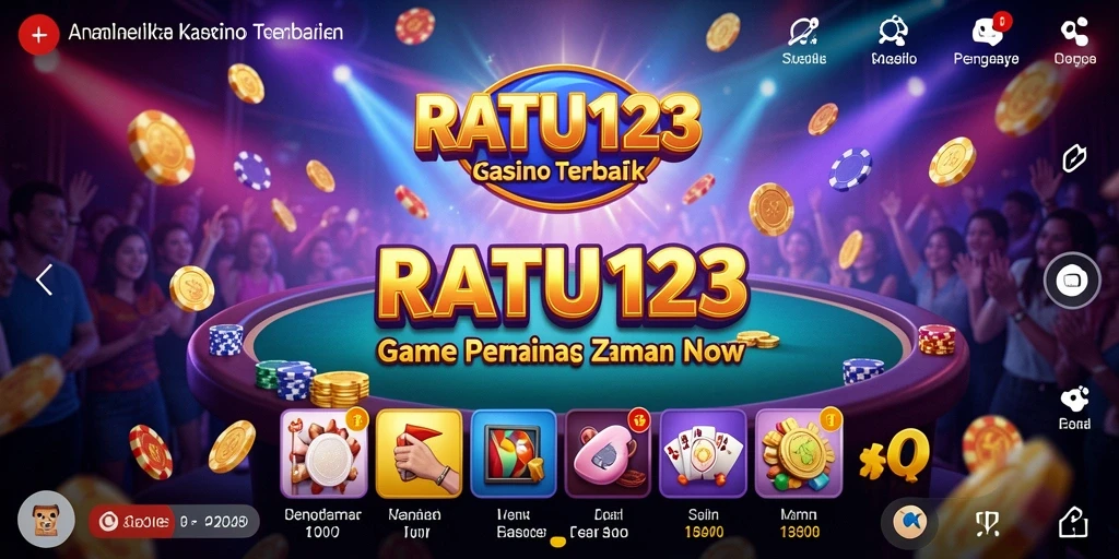 Tangkapan layar gameplay RATU123 menunjukkan suasana kasino yang menegangkan.