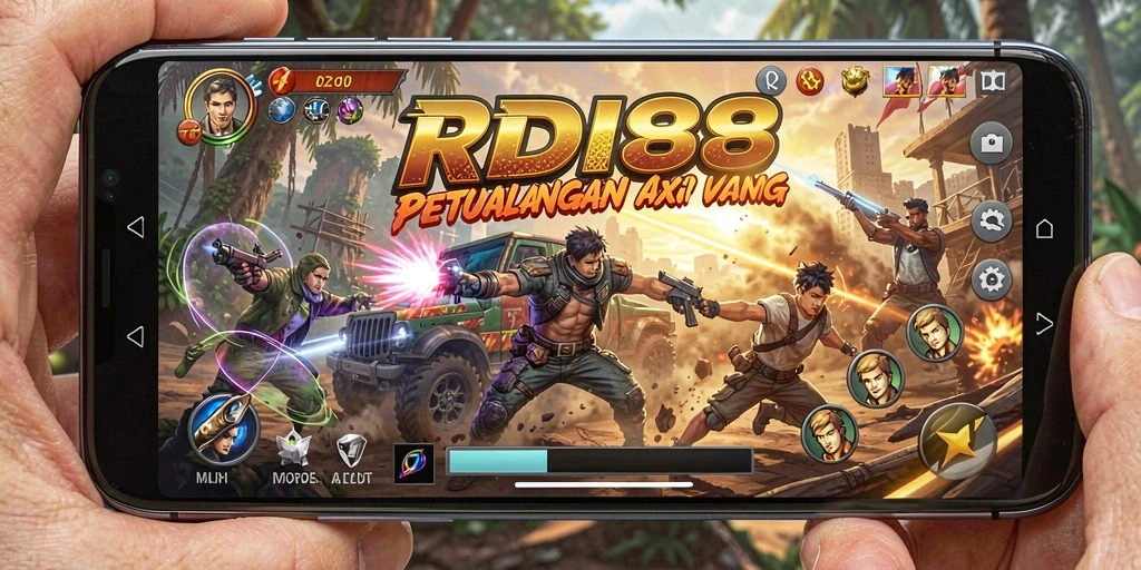 Tangkapan layar RDI88 yang menampilkan aksi gameplay seru dan mendebarkan.