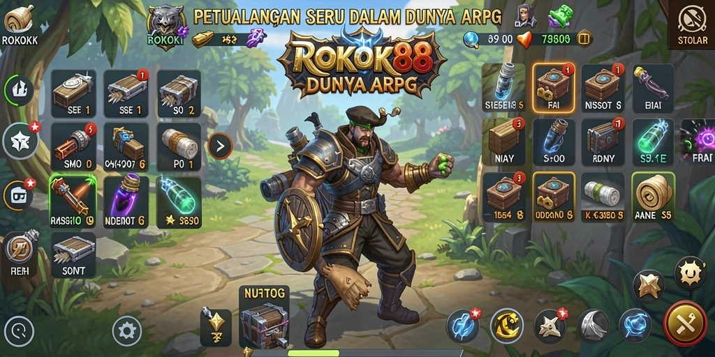 Gameplay ROKOK88 yang mendebarkan dalam petualangan ARPG.
