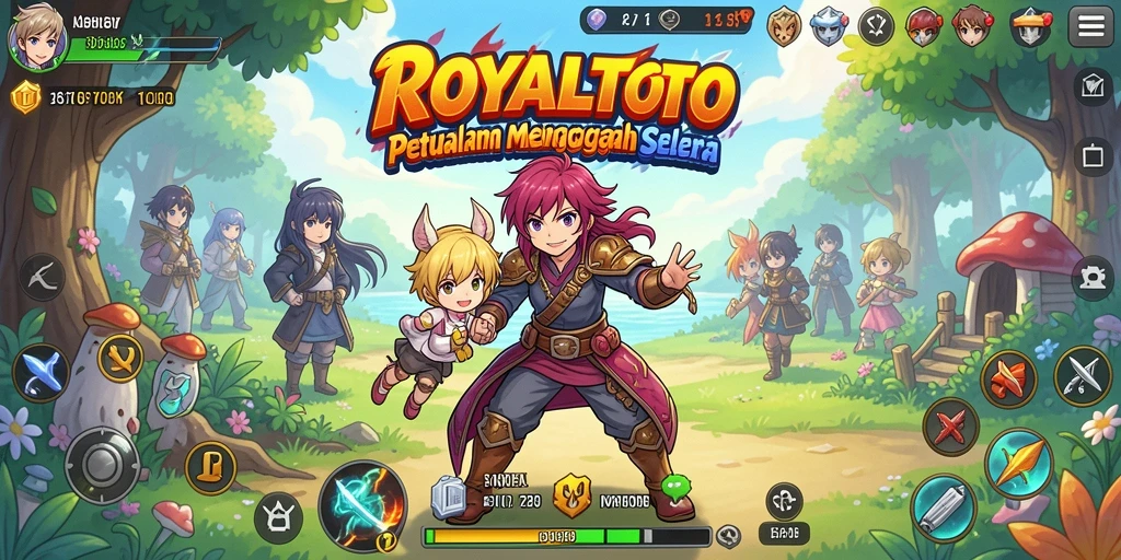 Tangkapan layar ROYALTOTO menampilkan aksi gameplay yang menawan.