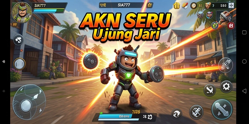 Screenshot aksi mendebarkan dari gameplay SIA777.