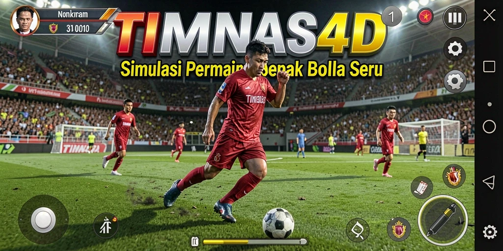 Tampilan gameplay yang mendalam dan interaktif dalam TIMNAS4D.