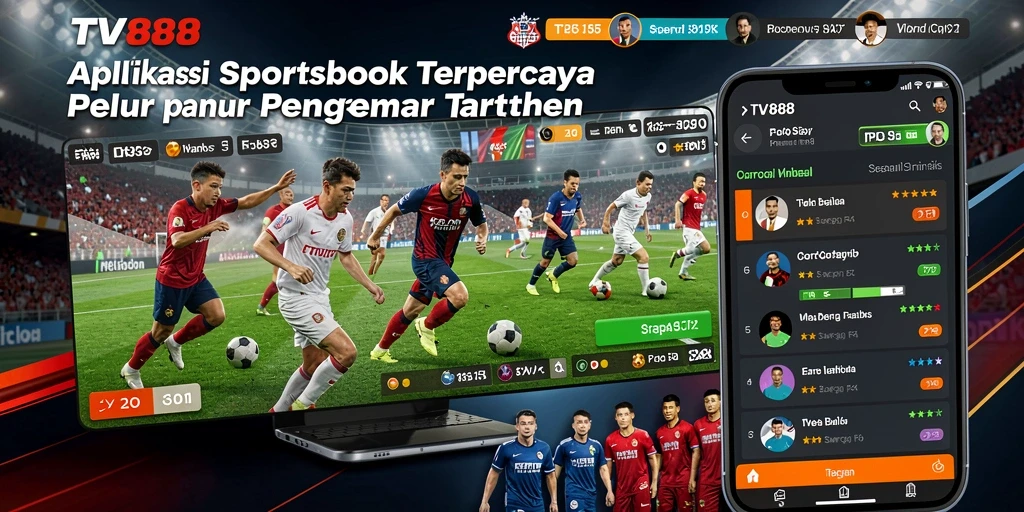 Tampilan screenshot gameplay Sportsbook TV888 yang menampilkan taruhan olahraga.