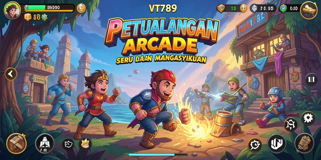 Tampilan gameplay VT789 yang penuh aksi dan tantangan menantang.